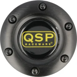 QSP Tutknapp med ring Svart