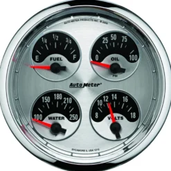 Quad-mätare 127mm 240ΩE-33ΩF (Elektrisk) AMERICAN MUSCLE