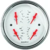 Quad-mätare 127mm 0ΩE-90ΩF (Elektrisk) ARCTIC Vit