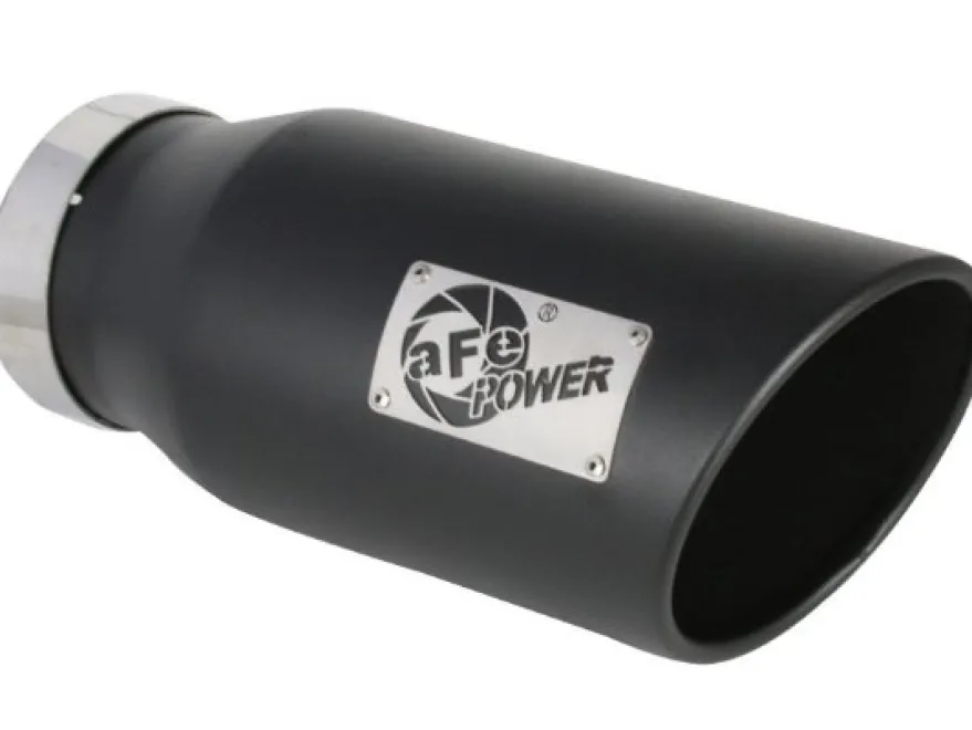 Ram Diesel Trucks 2019-2024 L6-6.7L ATLAS 5in DPF-Back Sportavgassystem aFe Power - Svarta Utblås