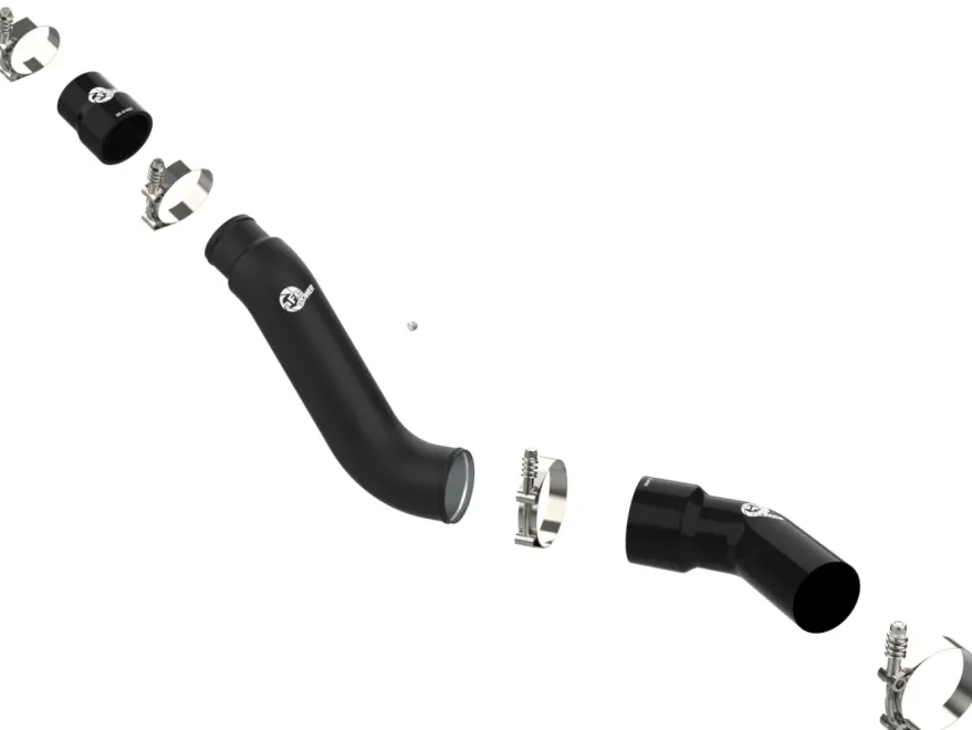 RAM 1500 EcoDiesel 2016-2019 V6-3.0L (td) BladeRunner 3in Aluminium Chargepipe Varm Sida aFe Power - Svart