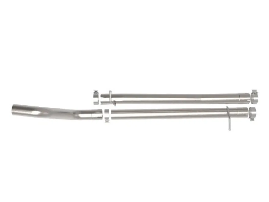 Ram 1500 TRX 2021-2024 V8-6.2L (sc) Vulcan Series 3in 304 Rostfritt Stål Muffler Delete Rör aFe Power