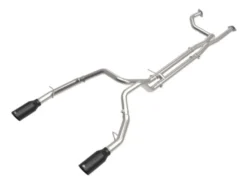 Ram 1500 TRX V8 6.2L 2021-2024 Vulcan Series 3in 304SS Cat-Back Sportavgassystem aFe Power - Svarta Utblås