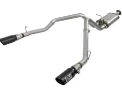 Ram 1500 2019-2024 V8-5.7L aFe Power MACH Force-Xp 3in 409 SS Cat-Back Sportavgassystem - Svarta Utblås
