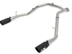 Ram 1500 2020-2022 V6-3.0L (td) Large Bore-HD 3 IN 409 Rostfritt Stål DPF-Back Sportavgassystem aFe Power - Svarta Utblås