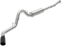 Ram 1500 2020-2022 V6-3.0L (td) Large Bore-HD 3in 409SS DPF-Back Sportavgassystem Polerade Utblås aFe Power