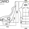RECARO Pole Position N.G. Sportstol Velour Röd