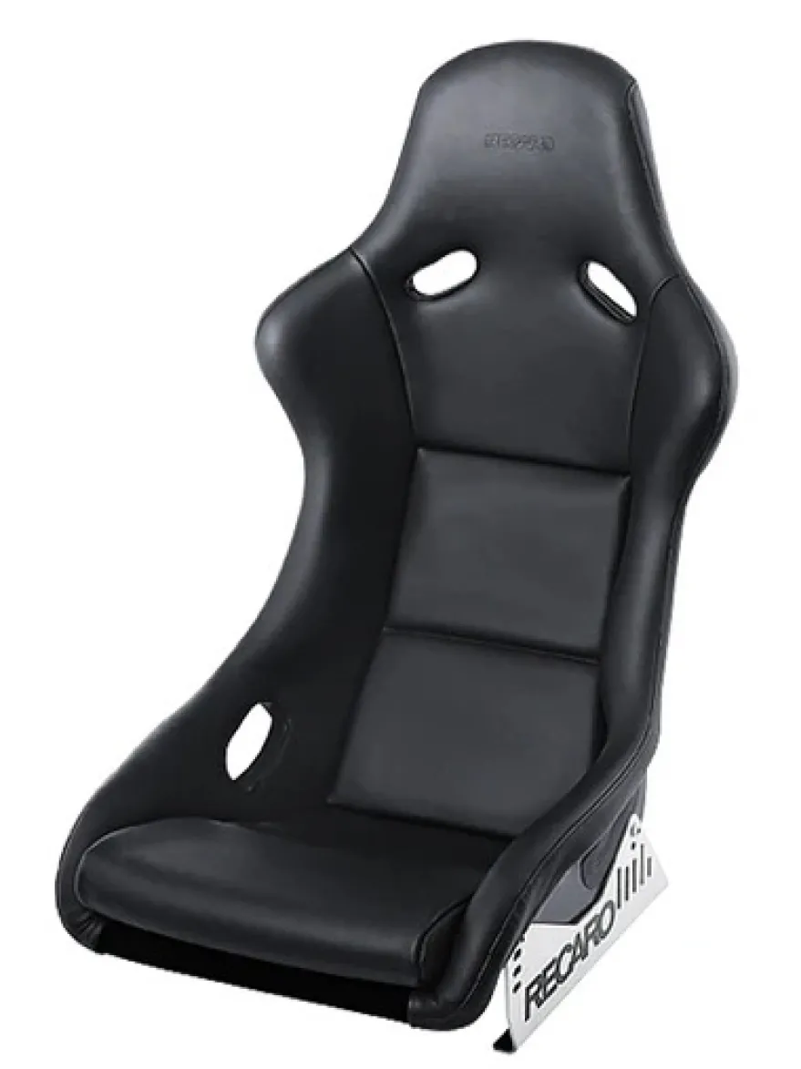 RECARO Pole Position Sportstol Carbon-Läder Svart
