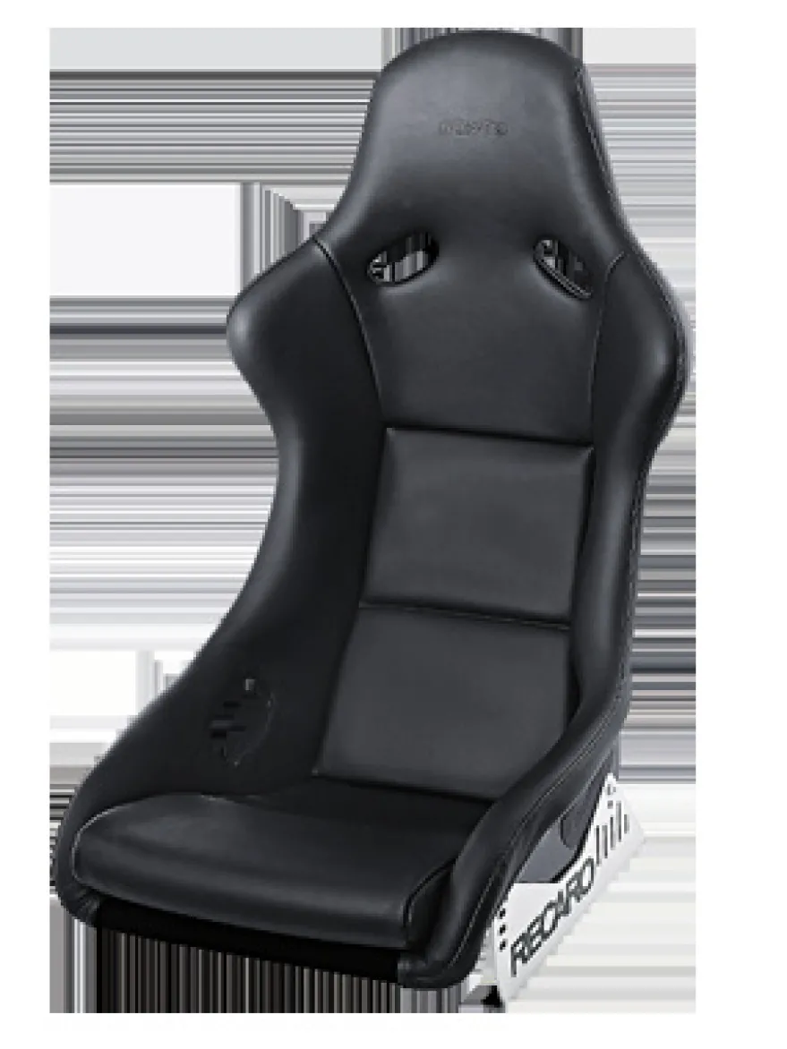 RECARO Pole Position Sportstol Läder Svart