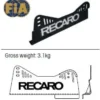 RECARO ståladapter för Pole Position N.G.