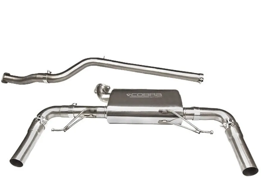 Renault Clio 200 Mk3 2.0 16V 09-12 Catback Sportavgassystem (Ej Ljuddämpat) Cobra Sport