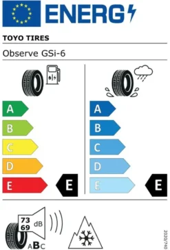 265/50R20 111H XL FR Toyo Observe GSI-6 LS EEB72 SUVWL nordisk blandning Vinterdäck