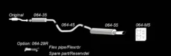 Saab 9-5 YS3E 1998-2003 Sportavgassytem Catback TA Technix
