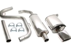 Saab 9-3 YS3F Aero = 2003 -2005, / 2003 - Rostfritt Sportavgassystem Catback TA Technix