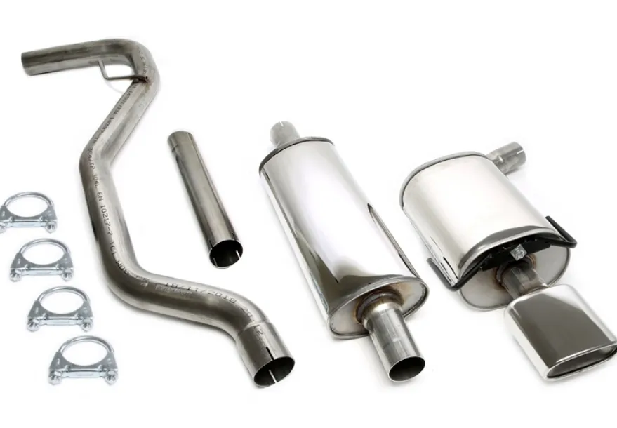 Saab 9-3 YS3F Aero = 2003 -2005, / 2003 - Rostfritt Sportavgassystem Catback TA Technix