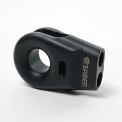 Saber 6061 Aluminium Spliced Winch Thimble / Vinch-ögla - Cerakote Svart & 9K Mjuk Schackel