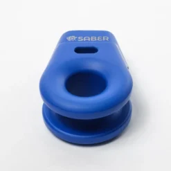 Saber 6061 Aluminium Spliced Winch Thimble / Vinch-ögla - Cerakote Blå & 9K Mjuk Schackel