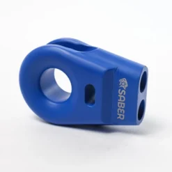 Saber 6061 Aluminium Spliced Winch Thimble / Vinch-ögla - Cerakote Blå & 9K Mjuk Schackel