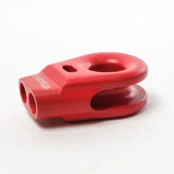 Saber 6061 Aluminium Spliced Winch Thimble / Vinch-ögla - Cerakote Röd & 9K Mjuk Schackel