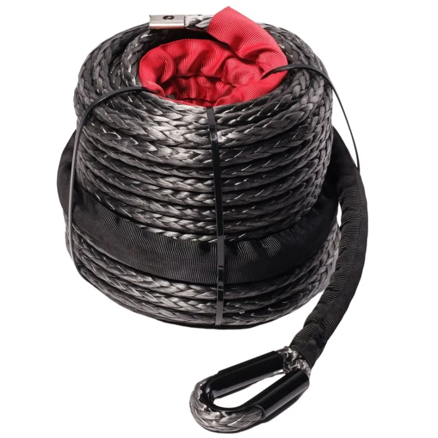 SaberPro Enkel-Flätat 30M Winch Rep (Svart)