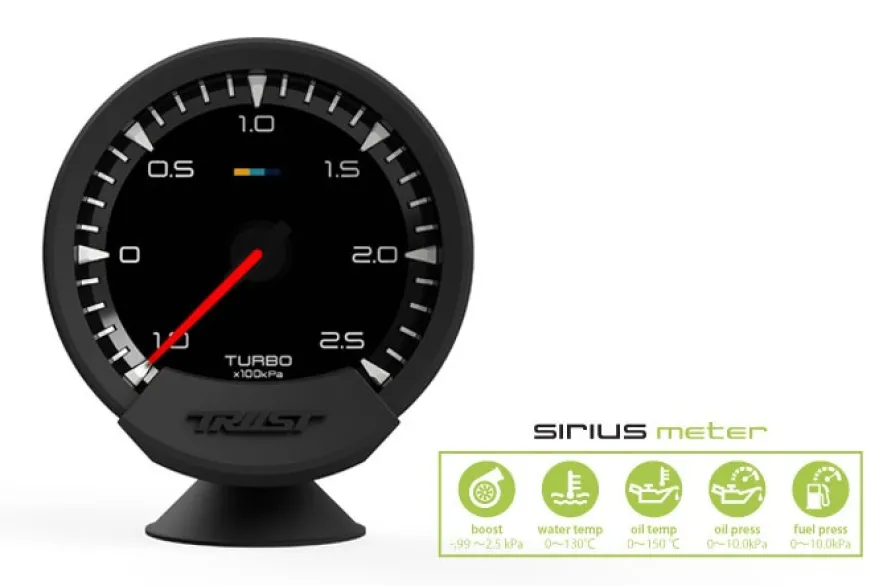 Sirius Meter Turbotrycksmätare 74mm GReddy