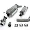 Skoda Fabia 5J 2010- Rostfritt Sportavgassystem Catback TA Technix