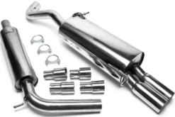 Skoda / VW Fabia I, Polo Fabia I, Typ 6Y / Polo, Typ 9N 1999 -2009 Rostfritt Sportavgassystem Catback TA Technix
