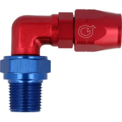 Slangände 90° AN8-3/8NPT Hane QSP
