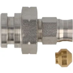 Slangände Rostfritt AN3 - Hane flair M10X1,0 QSP
