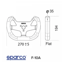 Sparco F-10C Aluminium/Mocka 5-ekrad