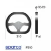 Sparco P310 310mm Mocka 3-ekrad