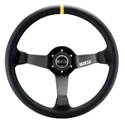 Sparco R345 350mm Läder 3-ekrad