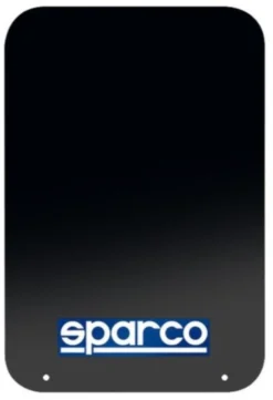 Sparco Stänkskydd Svart 2st