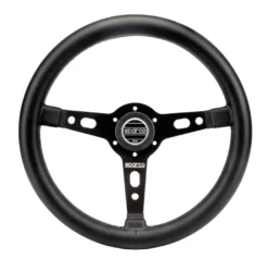 Sparco TARGA 350 350mm Läder 3-ekrad