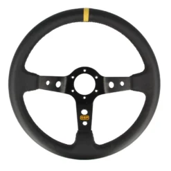 Sportratt Läder 90mm Djup 3-Ekrad, Svart QSP Products