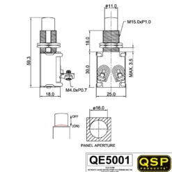Startknapp QSP Products