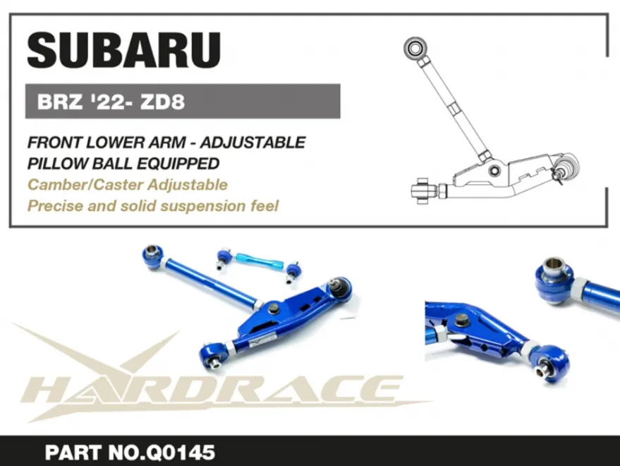 Subaru BRZ ZD8 2021+ Främre Länkarmar Hardrace