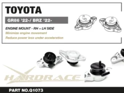 Subaru BRZ ZD8 / WRX / Toyota 86 GR86 2020-2021 Höger / Vänster Motorfäste Hardrace