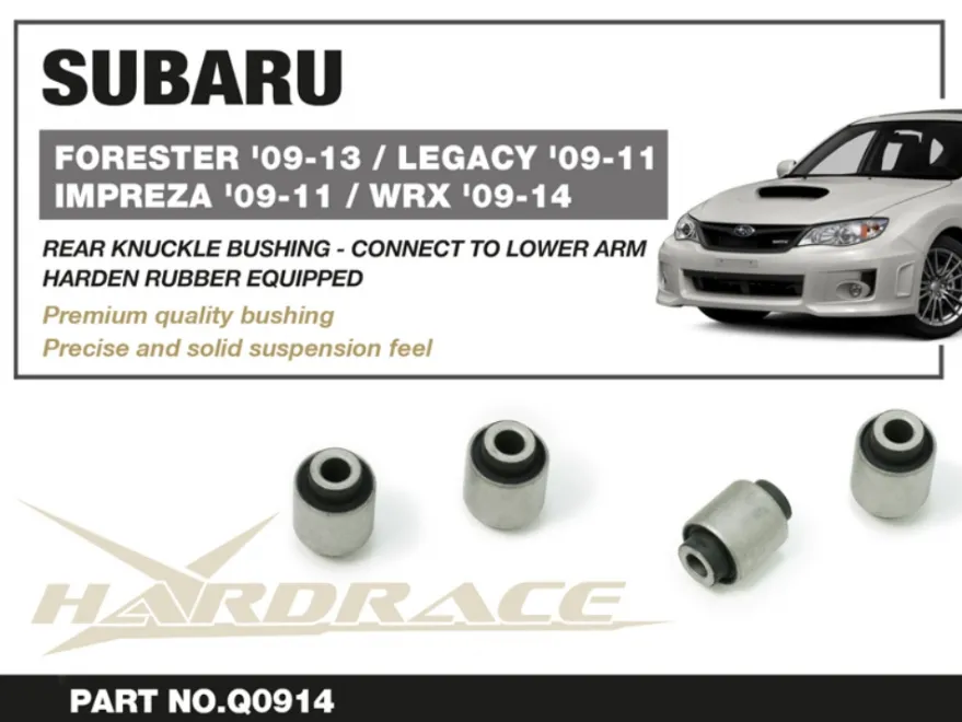 Subaru Forester / Impreza / Legacy / Outback 2007-2014 Bakre Spindelbussningar Hardrace