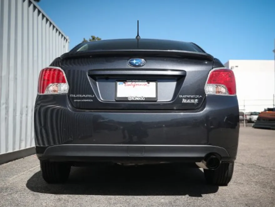 Subaru Impreza 2012-2016 H4-2.0L Takeda 2.5in 304SS Cat-Back Sportavgassystem - Svarta Utblås aFe Power