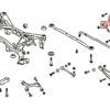 Subaru Impreza 12-17 / Legacy 03-08 / XV 12-17 Bakre Diffästen Mot Subframe Bussning Hardrace