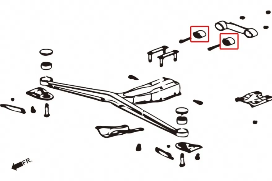 Subaru Impreza WRX/STI 92-06 / Forester 97-08 Bakre Diffäste Bussning Hardrace