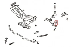 Subaru Impreza WRX/STI 92-11 / Forester 97-13 / Legacy 95-08 / Levorg 14+ / XV 12-17 Rollcenter-justering Hardrace