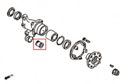 Subaru Impreza WRX/STI 92-06 / Forester 97-08 / Legacy 95-98 Bakre Spindel Bussningar Hardrace