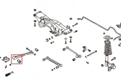 Subaru Impreza WRX/STI 92-06 / Forester 97-08 / Legacy 95-98 Trailing-stag Bussning Hardrace