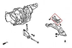 Subaru Impreza WRX/STI 14+ / Forester 14+ / Legacy 09-14 / Levorg 14+ / XV 12-17 Bakre Växellådsfäste (Street Version) Hardrace