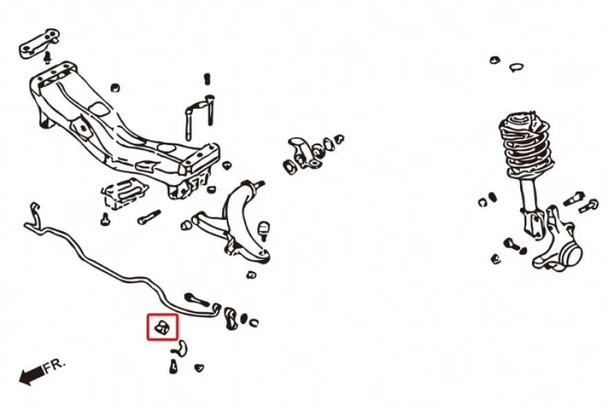 Subaru Impreza WRX/STI GC 92-00 / Forester 97-00 / Legacy 95-98 (Passar Främre & Bakre) 20MM Förstärkta Krängningshämmarbussningar Hardrace