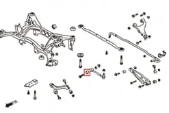 Subaru Impreza WRX/STI 07-11 / Legacy 09-14 / Forester 09+ / XV 12-17 Bakre Toe-stag Bussning Hardrace
