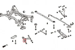 Subaru Impreza WRX/STI 07-11 / Legacy 07-13 / Forester 09+ Bakre Trailing-stag Bussning Hardrace