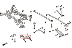 Subaru Impreza WRX/STI 14+ / XV 12-17 / Forester 14+ / LEvorg 14+ Bakre Traction-stag Hardrace